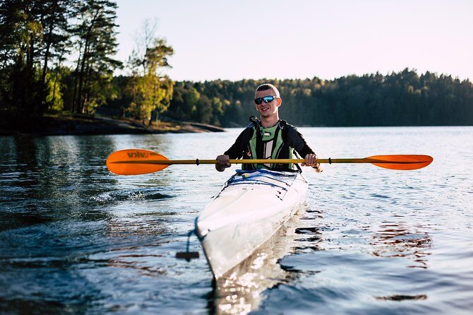 2-day kayaking adventure around Vaxholm in Stockholm Archipelago - self guided - Day 2: morning paddling, simple meals, and back to base