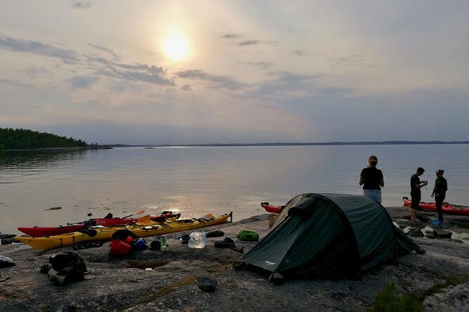2-Day Small-Group Stockholm Archipelago Kayak Tour - Day 1: Safety briefing, paddling between islands, and overnight camping
