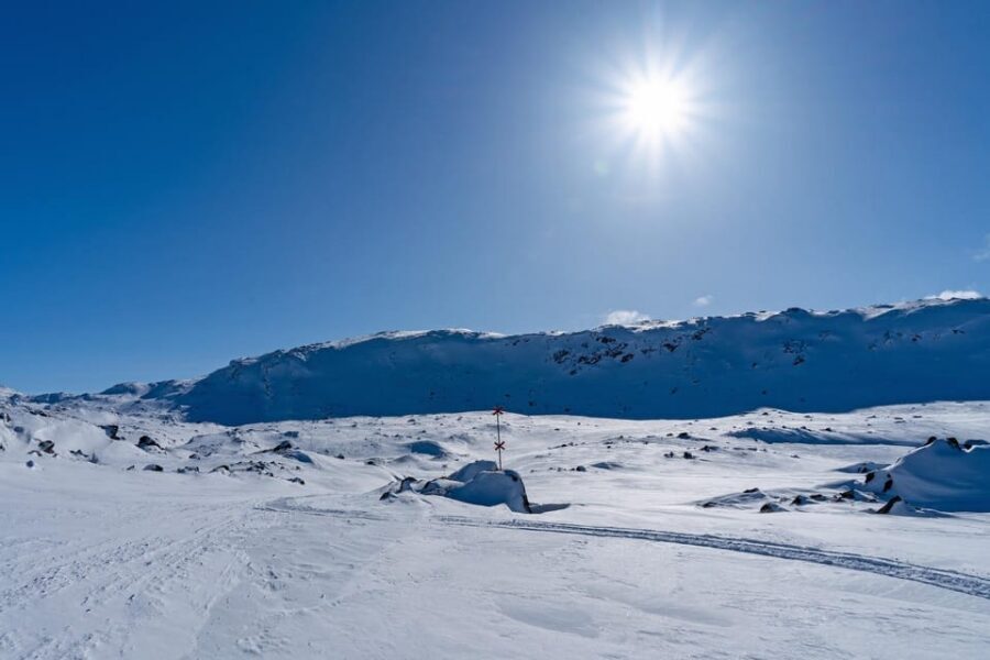Abisko: Great Outback Snowmobile Tour with Lake Abiskojaure - The snowmobile ride itself: Kungsleden to Lake Abiskojaure