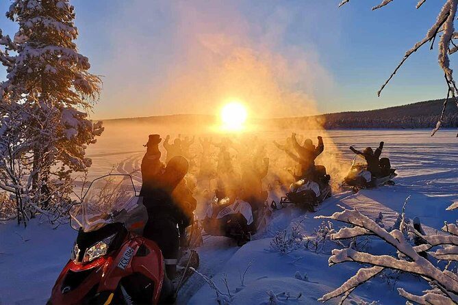 Afternoon Snowmobile Tour - Check in at Torgatan 4, then gear up before the forest