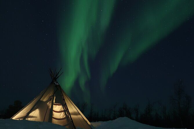 Enjoy the Aurora show on top of the mountain inc tipi dinner - Who should book this snowmobile-and-tipi Northern Lights tour