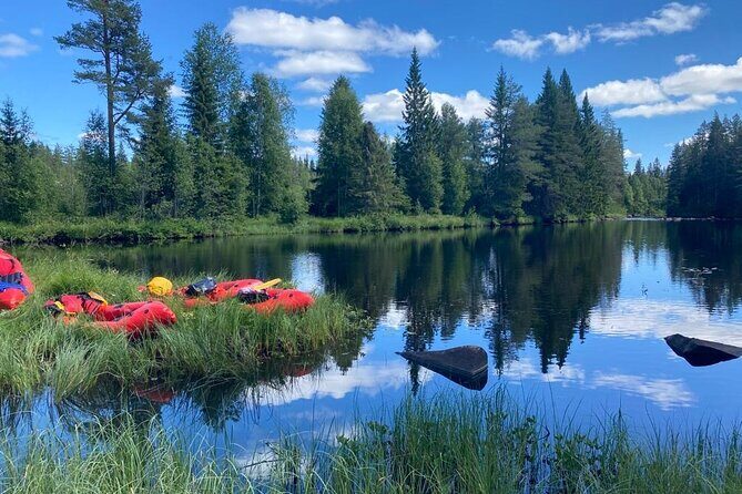 Family Packraft tour in Sälen - Meeting in Lindvallen at 10:00 and Getting Your Gear Sorted