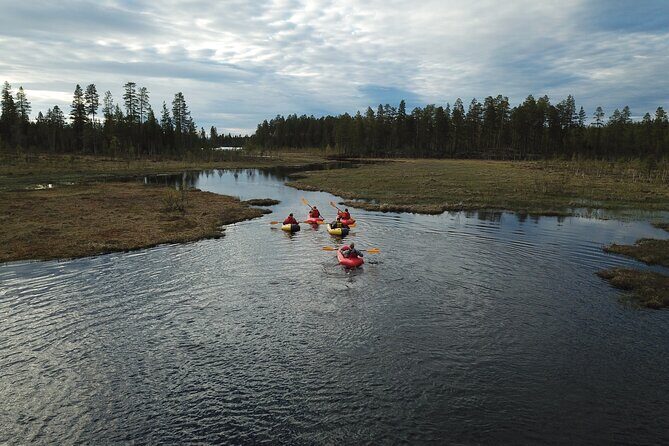 Family Packraft tour in Sälen - Paddling the Fast Sections on the Västerdal River