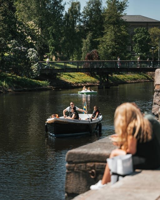 Gothenburg city center: Electric selfdrive boat tour - Price and value: $99 per group up to 12