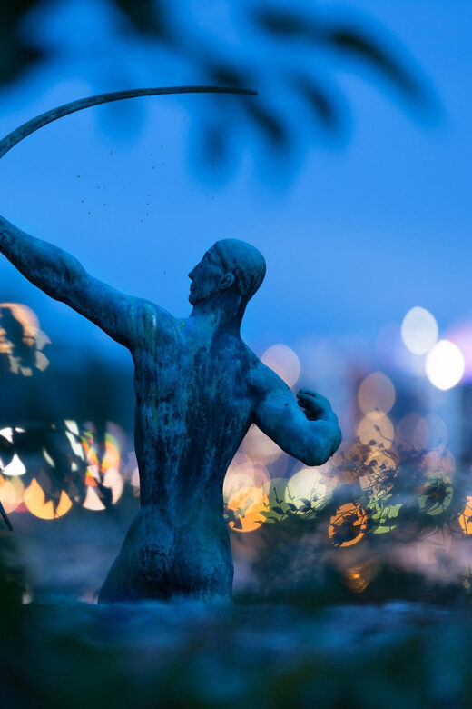 Millesgården Museum: sculpture park and art galllery - The Sculpture Park: Fountain Groups and the Terraced Stockholm Views