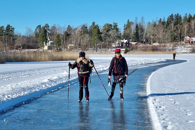 Nordic Ice Skating on a Frozen Lake in Stockholm - On-Ice Time: Beginners Get Real Coaching