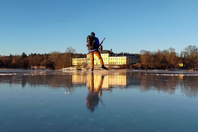 Nordic Ice Skating on a Frozen Lake in Stockholm - Guide Simas and the Small-Group Difference