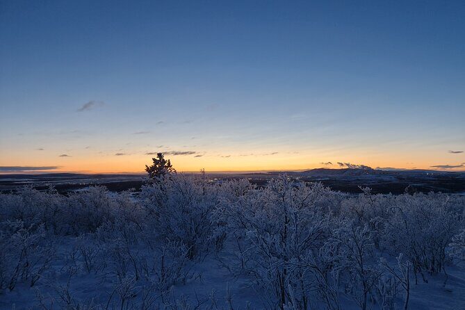 Snowshoe up a Mountain - The Top Break: Hot Drink, Photos, and Local Flavor