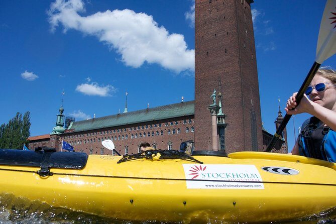 Stockholm City Evening Kayak Tour - From City Hall outward: the water views you’re actually there for