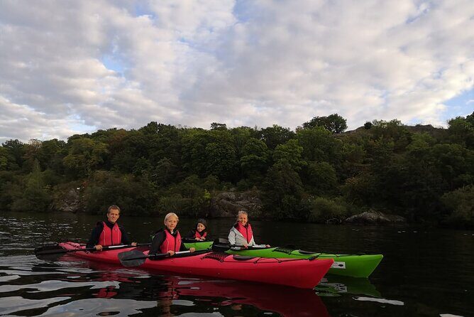 Stockholm Evening Kayak with BBQ - Small Group - Safety coaching and Stockholm stories from your guide