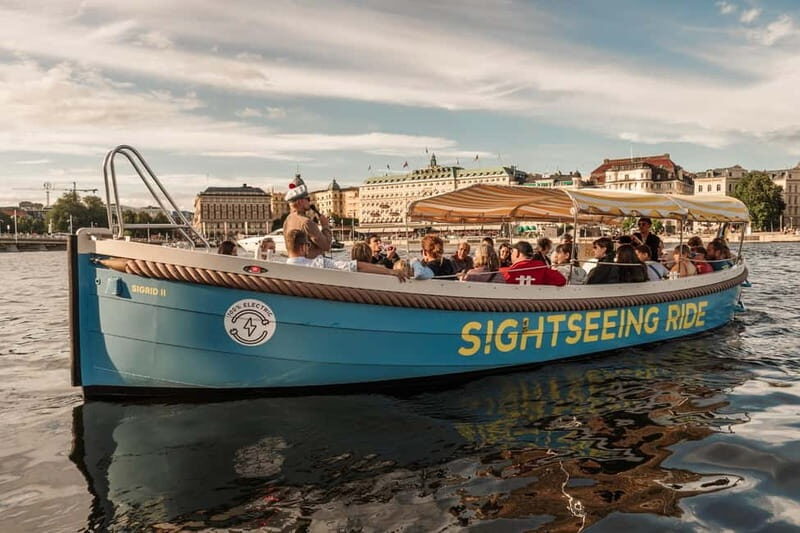 Stockholm: Guided City Sightseeing Open Electric Boat Tour - Price for 50 Minutes: What You’re Really Paying For