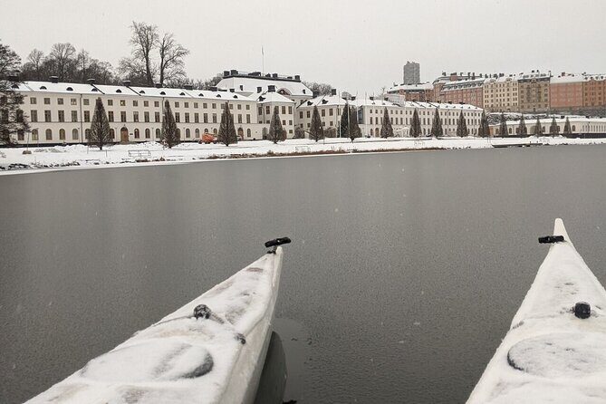 Winter Kayak Tour in Stockholm City (Dry Suit Kayaking) - Dockside prep: dry suit fitting, gear check, then you launch